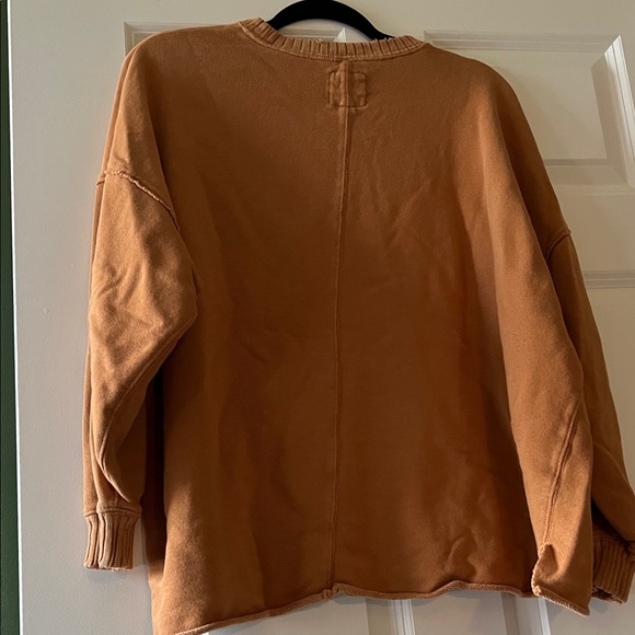 Aerie Brown Crewneck Sweater - Picture 4 of 4